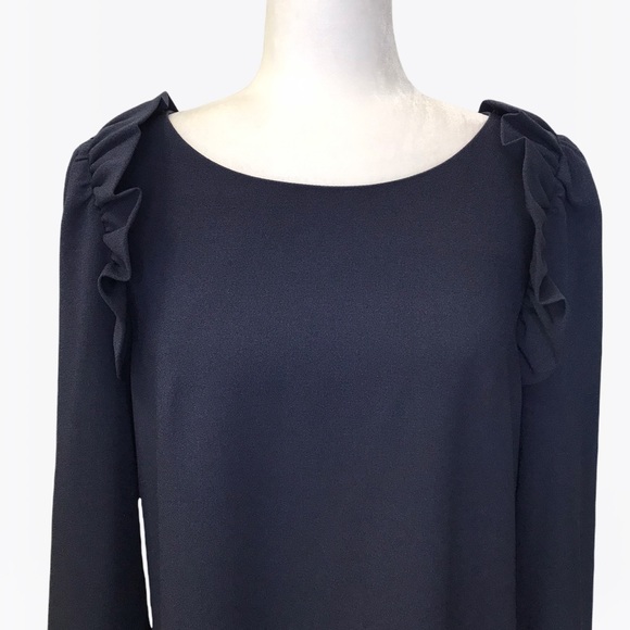 Eliza J Ruffle Accents Knee Women’s Dress - 12/14 - Picture 10 of 17